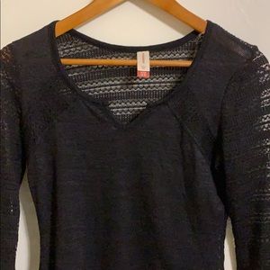 No boundaries black blouse